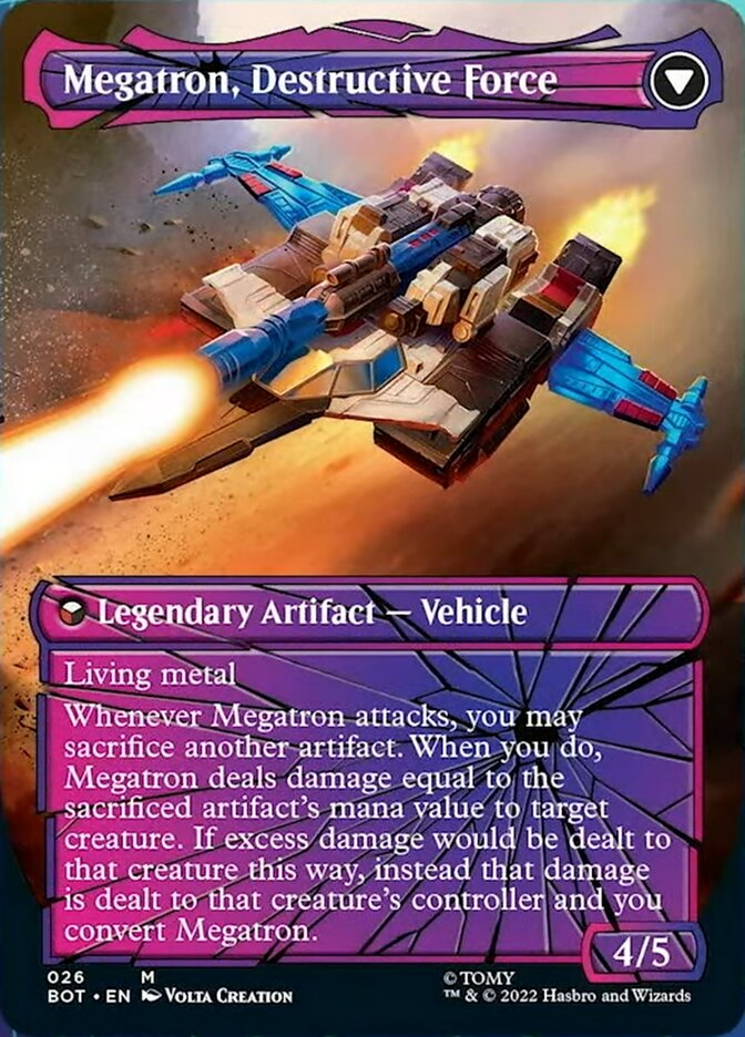 Megatron, Tyrant // Megatron, Destructive Force (Shattered Glass) [Transformers] | Gate City Games LLC