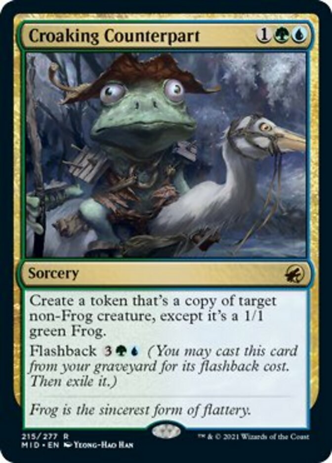 Croaking Counterpart [Innistrad: Midnight Hunt] | Gate City Games LLC