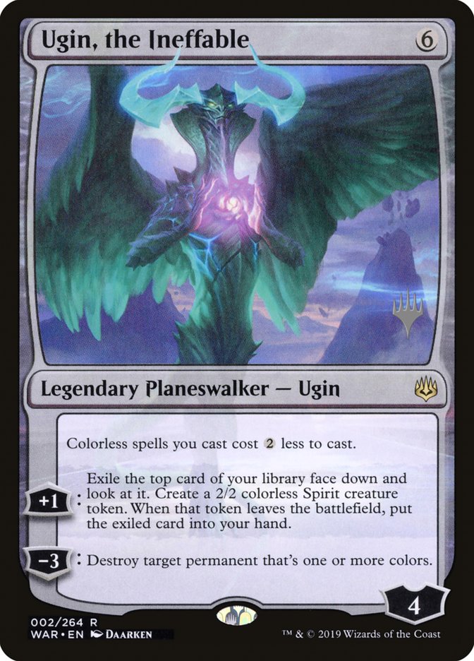 Ugin, the Ineffable (Promo Pack) [War of the Spark Promos] | Gate City Games LLC