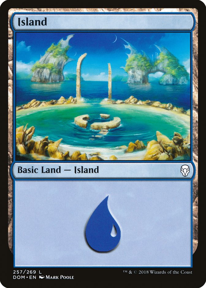 Island (257) [Dominaria] | Gate City Games LLC