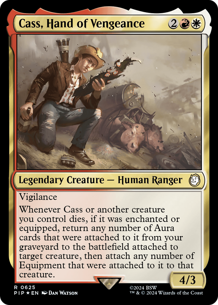 Cass, Hand of Vengeance (Surge Foil) [Fallout] | Gate City Games LLC