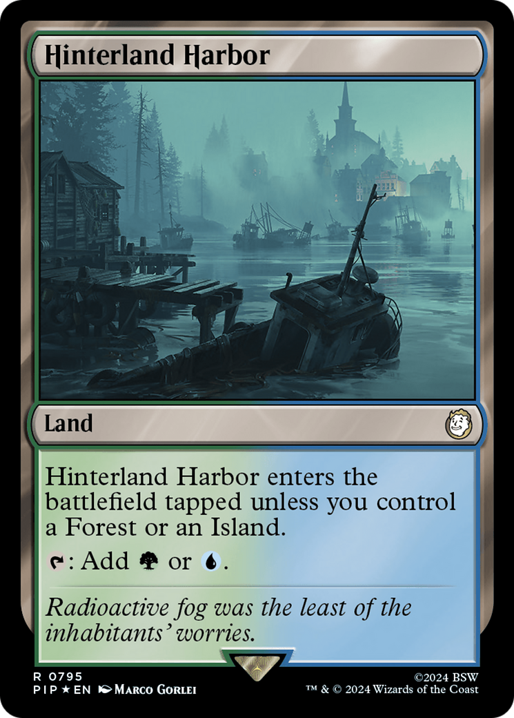 Hinterland Harbor (Surge Foil) [Fallout] | Gate City Games LLC