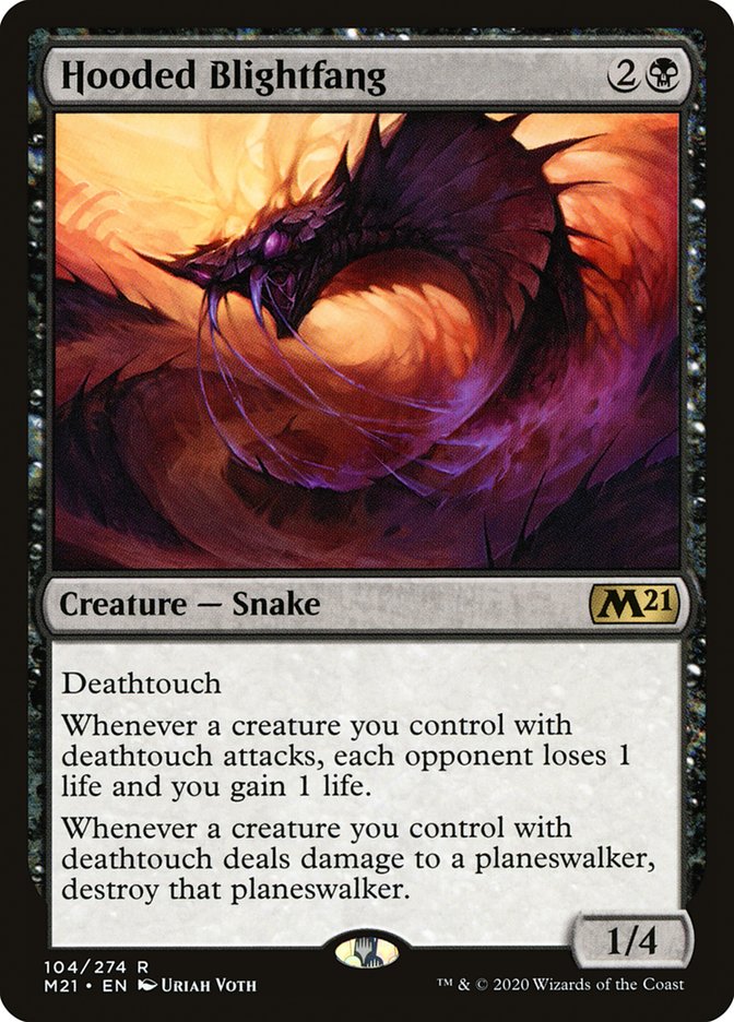 Hooded Blightfang [Core Set 2021] | Gate City Games LLC
