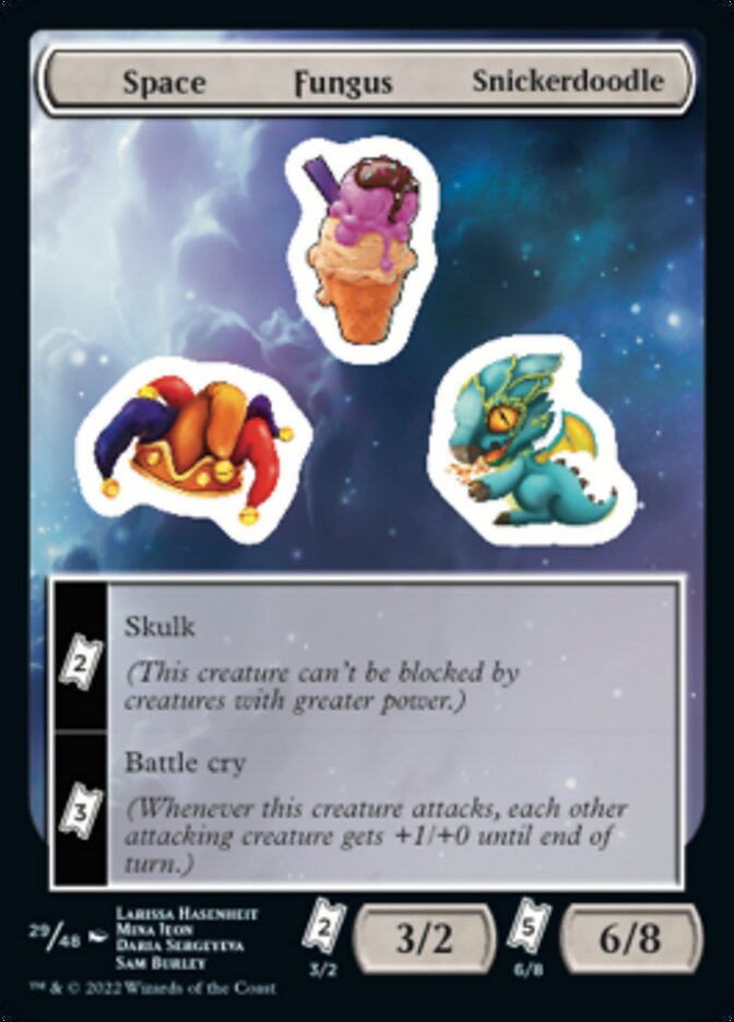 Space Fungus Snickerdoodle [Unfinity Stickers] | Gate City Games LLC