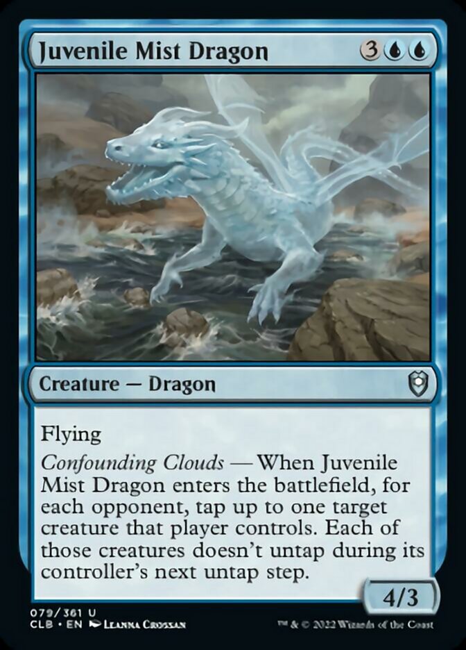 Juvenile Mist Dragon [Commander Legends: Battle for Baldur's Gate] | Gate City Games LLC