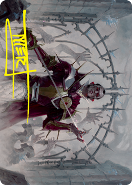 Cemetery Gatekeeper Art Card (Gold-Stamped Signature) [Innistrad: Crimson Vow Art Series] | Gate City Games LLC
