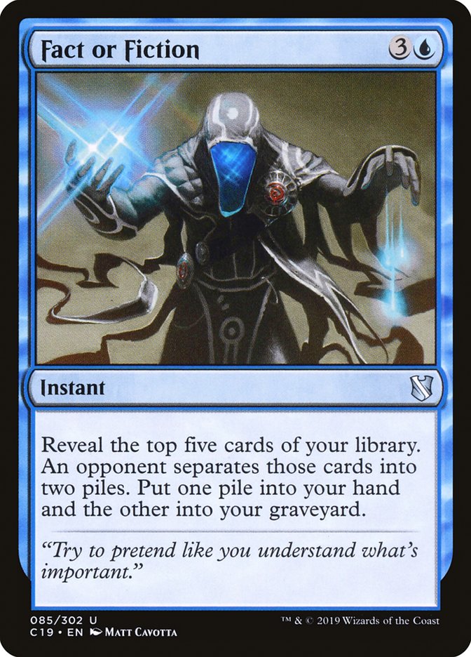Fact or Fiction [Commander 2019] | Gate City Games LLC