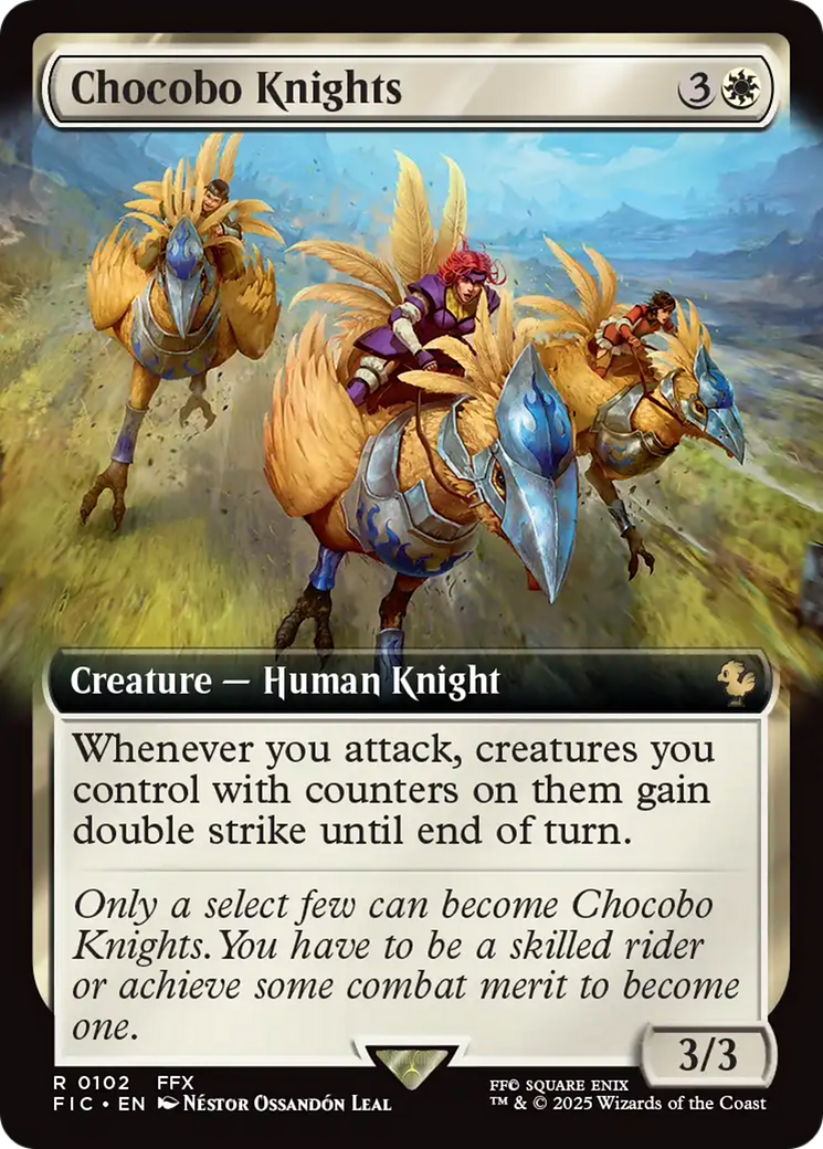 Chocobo Knights (Extended Art) [FINAL FANTASY Commander] | Gate City Games LLC