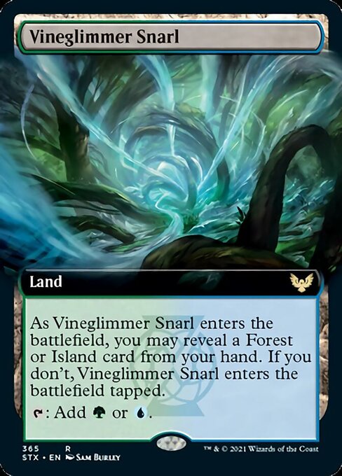 Vineglimmer Snarl (Extended Art) [Strixhaven: School of Mages] | Gate City Games LLC