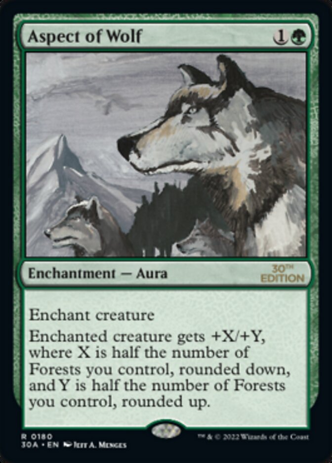 Aspect of Wolf [30th Anniversary Edition] | Gate City Games LLC