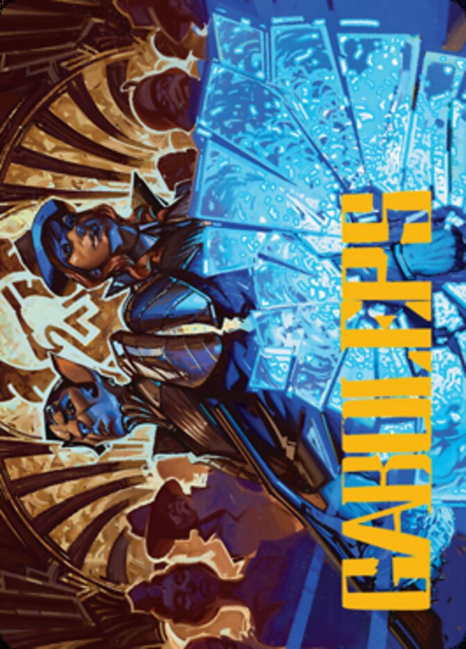 Contractual Safeguard Art Card (Gold-Stamped Signature) [Streets of New Capenna Art Series] | Gate City Games LLC