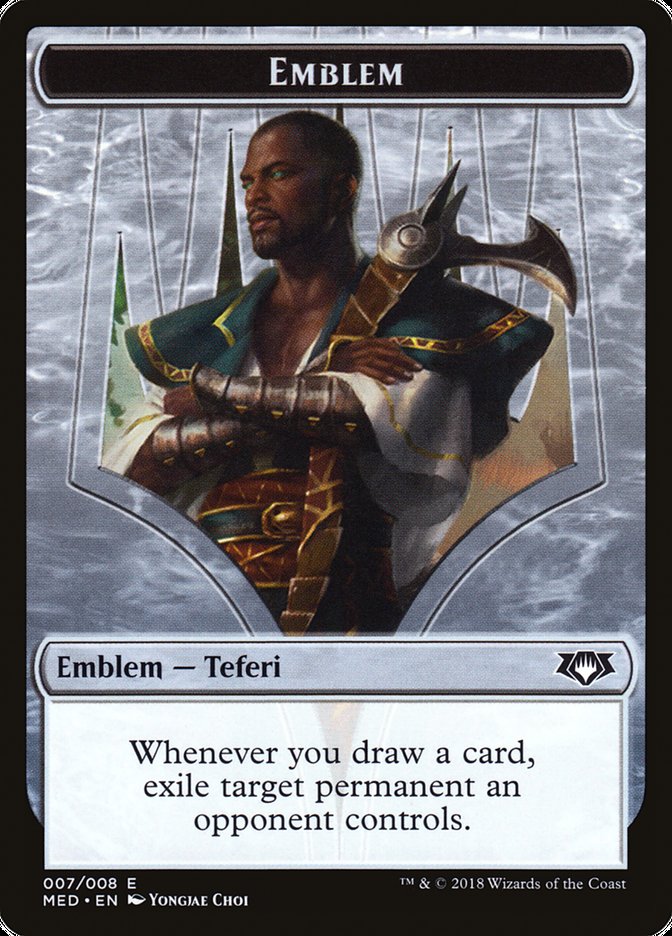 Teferi, Hero of Dominaria Emblem [Mythic Edition Tokens] | Gate City Games LLC