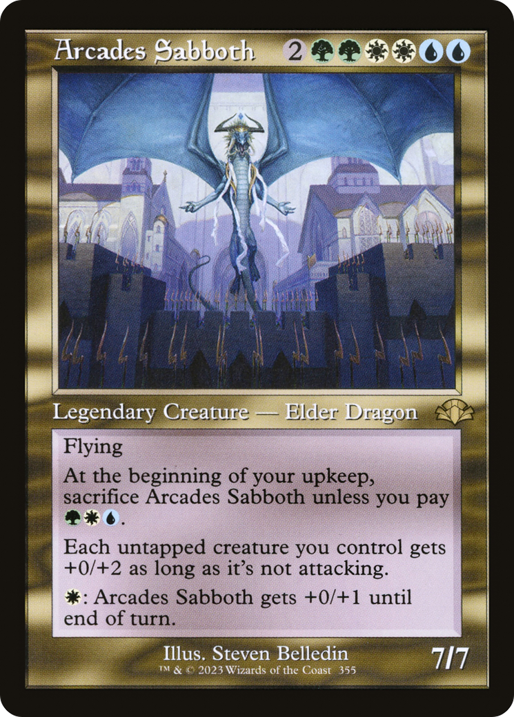 Arcades Sabboth (Retro) [Dominaria Remastered] | Gate City Games LLC