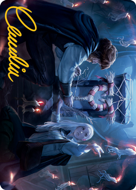 Faithful Mending Art Card (Gold-Stamped Signature) [Innistrad: Midnight Hunt Art Series] | Gate City Games LLC