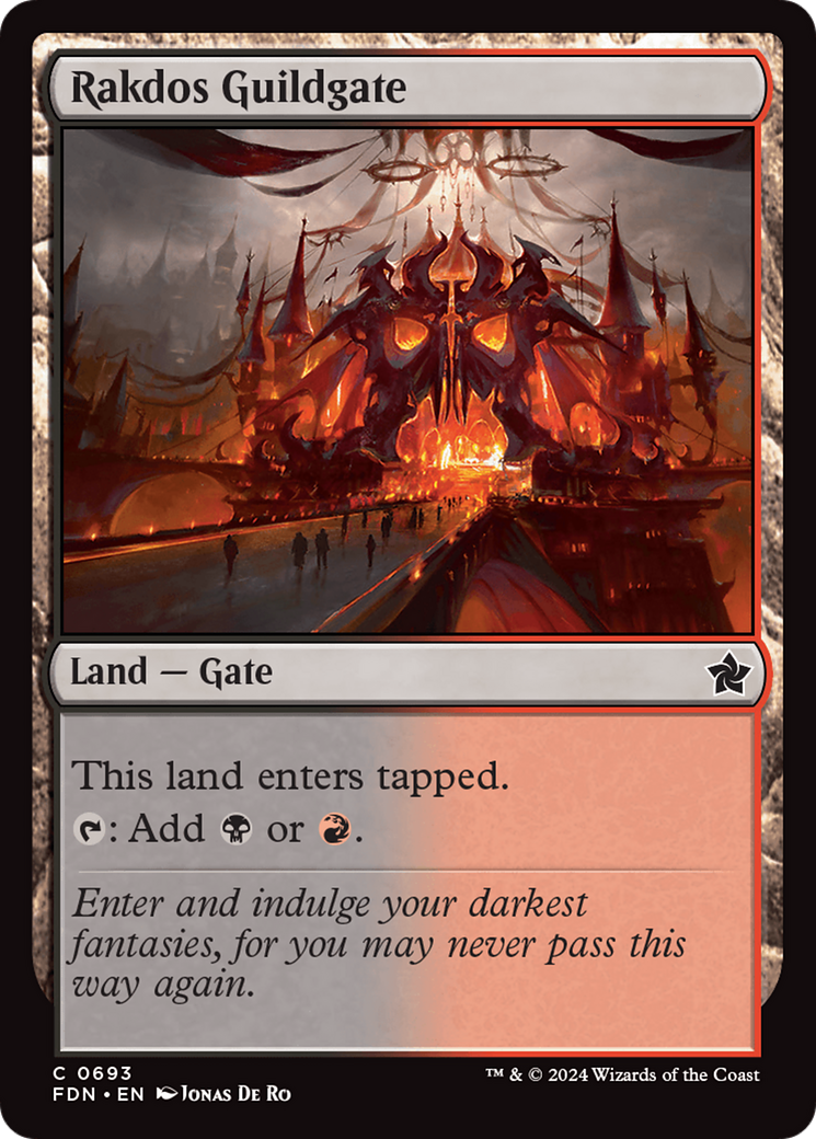 Rakdos Guildgate [Foundations] | Gate City Games LLC