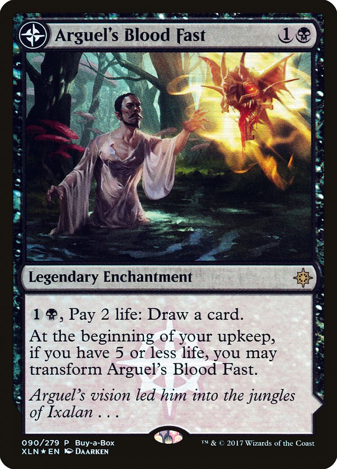 Arguel's Blood Fast // Temple of Aclazotz (Buy-A-Box) [Ixalan Treasure Chest] | Gate City Games LLC