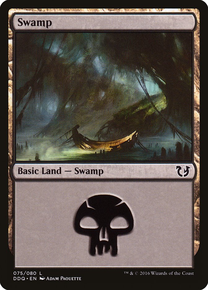 Swamp (75) [Duel Decks: Blessed vs. Cursed] | Gate City Games LLC