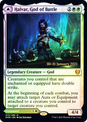 Halvar, God of Battle // Sword of the Realms [Kaldheim Prerelease Promos] | Gate City Games LLC