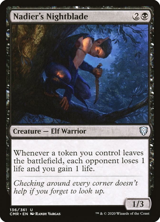 Nadier's Nightblade [Commander Legends] | Gate City Games LLC