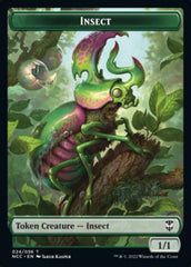 Ogre // Insect Double-Sided Token [Streets of New Capenna Commander Tokens] | Gate City Games LLC
