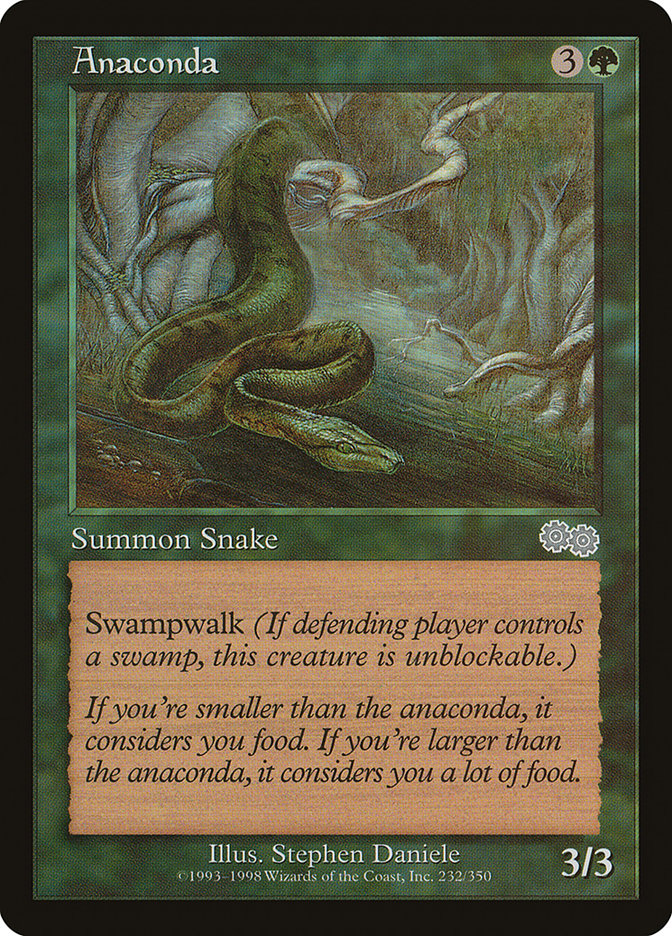Anaconda [Urza's Saga] | Gate City Games LLC