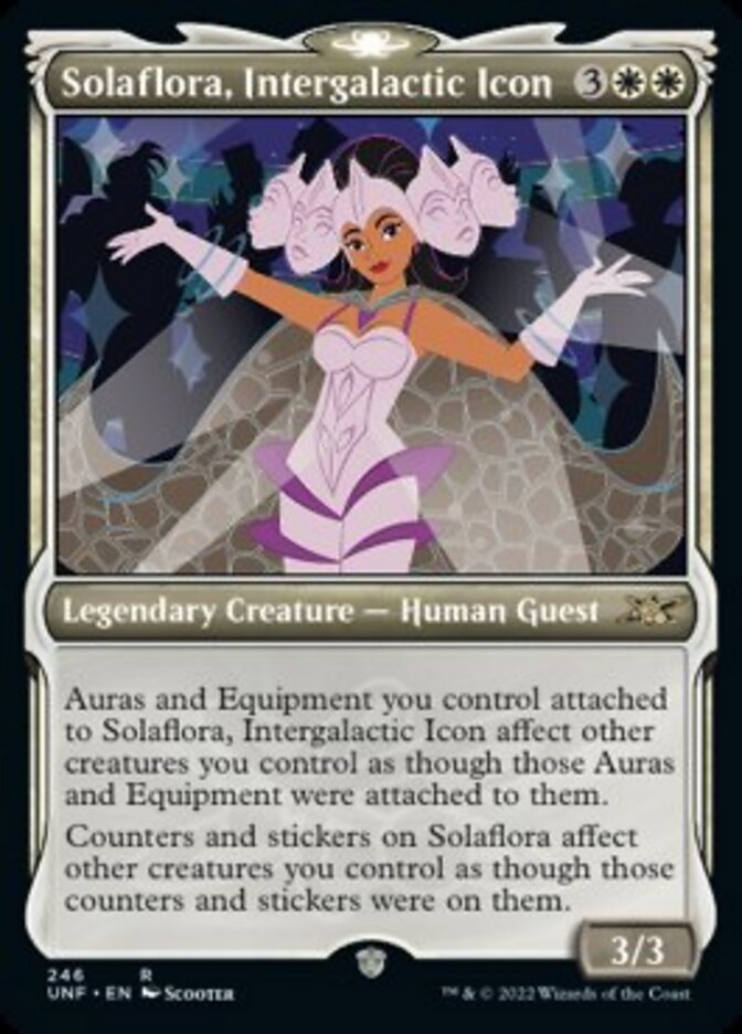 Solaflora, Intergalactic Icon (Showcase) [Unfinity] | Gate City Games LLC