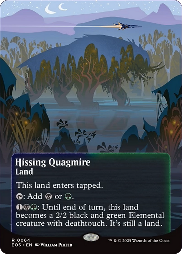 Hissing Quagmire (0064) (Borderless) [Edge of Eternities: Stellar Sights] | Gate City Games LLC