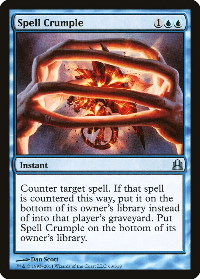 Spell Crumple [Commander 2011] | Gate City Games LLC