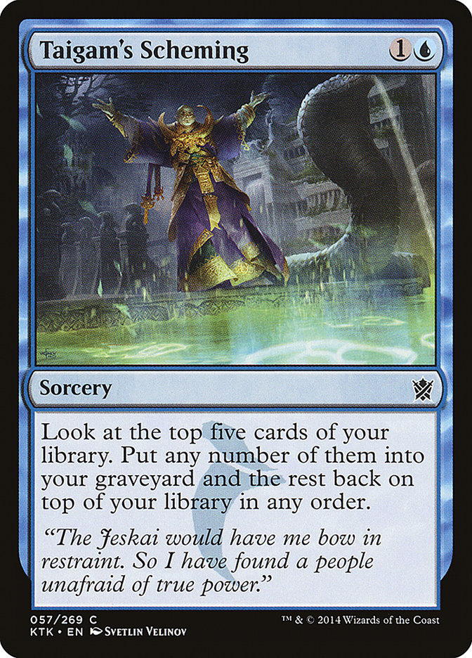 Taigam's Scheming [Khans of Tarkir] | Gate City Games LLC