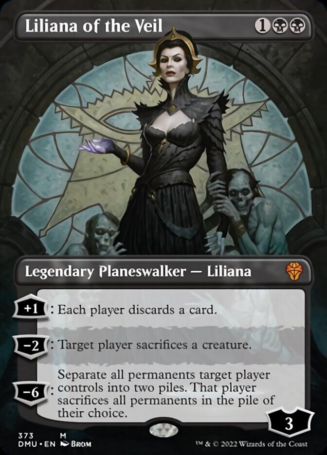 Liliana of the Veil (Borderless) [Dominaria United] | Gate City Games LLC