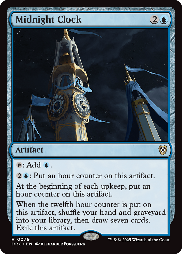 Midnight Clock [Aetherdrift Commander] | Gate City Games LLC