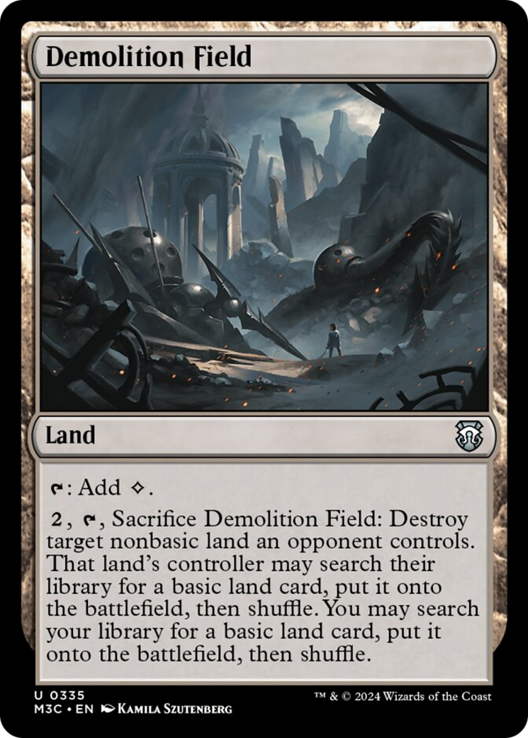 Demolition Field (Ripple Foil) [Modern Horizons 3 Commander] | Gate City Games LLC