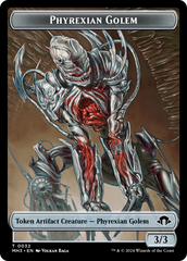 Servo // Phyrexian Golem Double-Sided Token [Modern Horizons 3 Tokens] | Gate City Games LLC