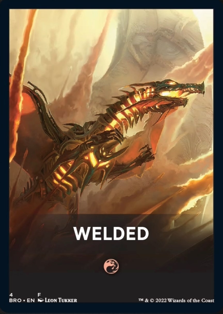 Welded Theme Card [The Brothers' War Tokens] | Gate City Games LLC
