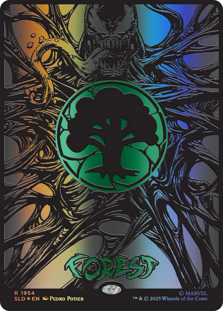 Forest (1954) (Raised Foil) [Secret Lair Drop Series] | Gate City Games LLC