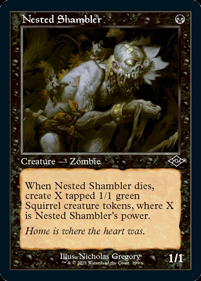 Nested Shambler (Retro Foil Etched) [Modern Horizons 2] | Gate City Games LLC