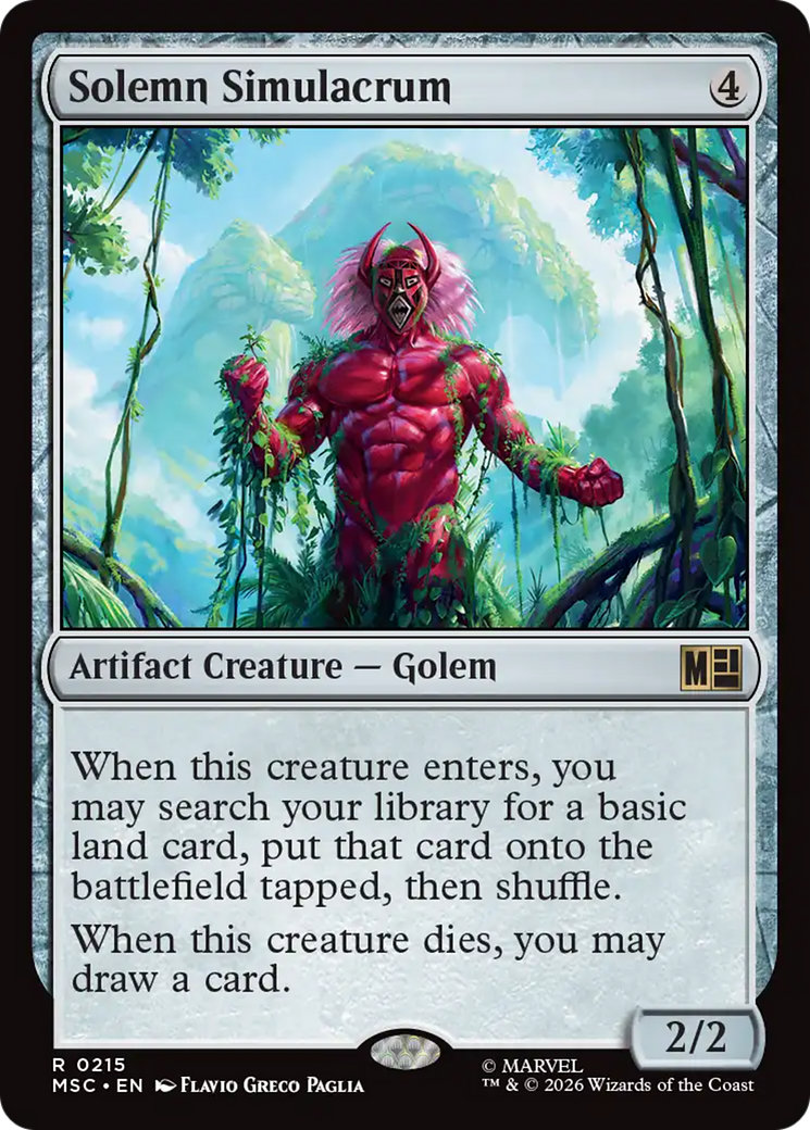 Solemn Simulacrum [Marvel Super Heroes Commander] | Gate City Games LLC