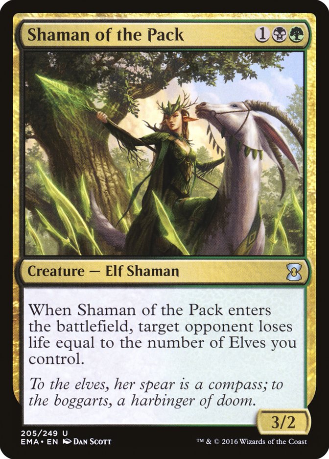 Shaman of the Pack [Eternal Masters] | Gate City Games LLC
