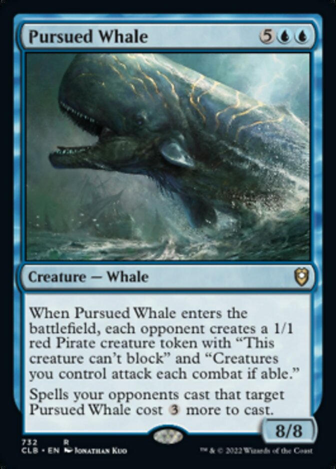 Pursued Whale [Commander Legends: Battle for Baldur's Gate] | Gate City Games LLC