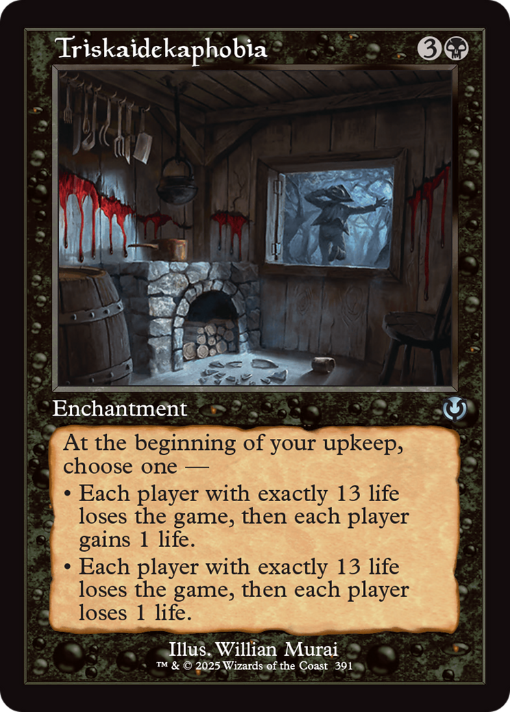 Triskaidekaphobia (Retro Frame) [Innistrad Remastered] | Gate City Games LLC