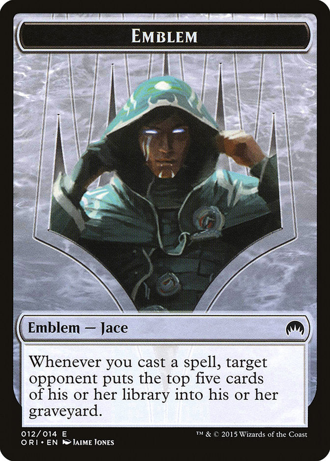 Jace, Telepath Unbound Emblem [Magic Origins Tokens] | Gate City Games LLC