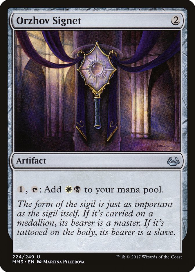 Orzhov Signet [Modern Masters 2017] | Gate City Games LLC
