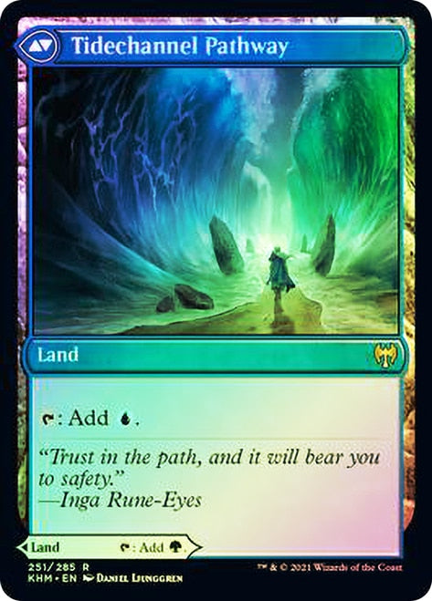 Barkchannel Pathway // Tidechannel Pathway [Kaldheim Prerelease Promos] | Gate City Games LLC