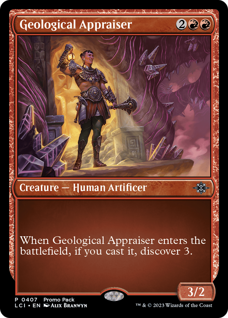 Geological Appraiser [The Lost Caverns of Ixalan Promos] | Gate City Games LLC