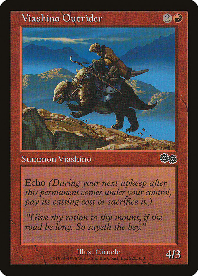 Viashino Outrider [Urza's Saga] | Gate City Games LLC