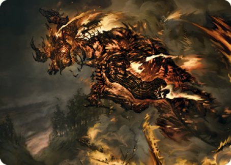 Pyre Spawn Art Card [Innistrad: Crimson Vow Art Series] | Gate City Games LLC