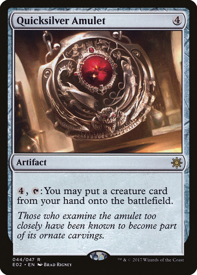 Quicksilver Amulet [Explorers of Ixalan] | Gate City Games LLC