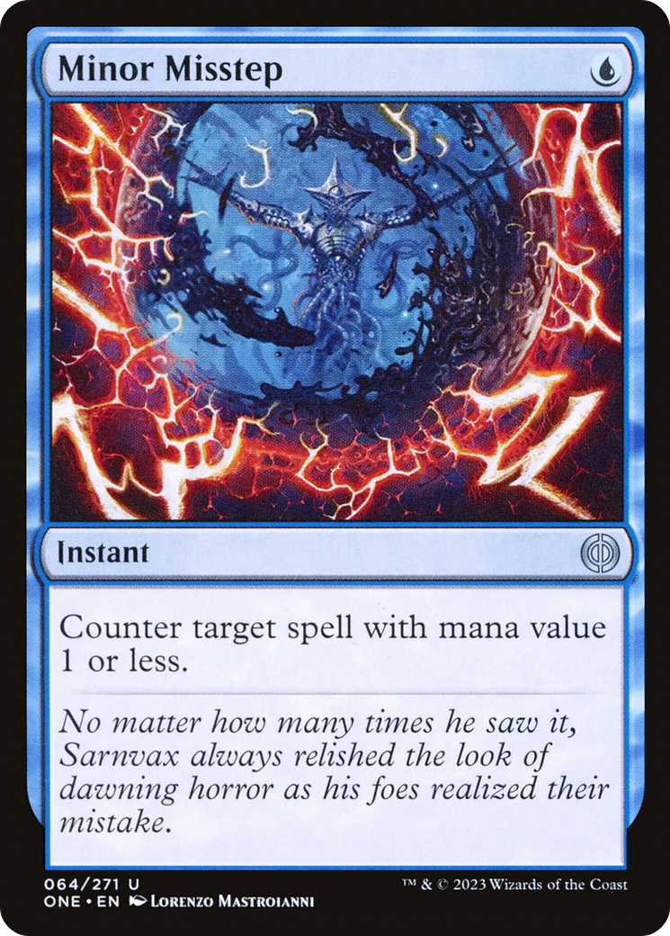Minor Misstep [Phyrexia: All Will Be One] | Gate City Games LLC