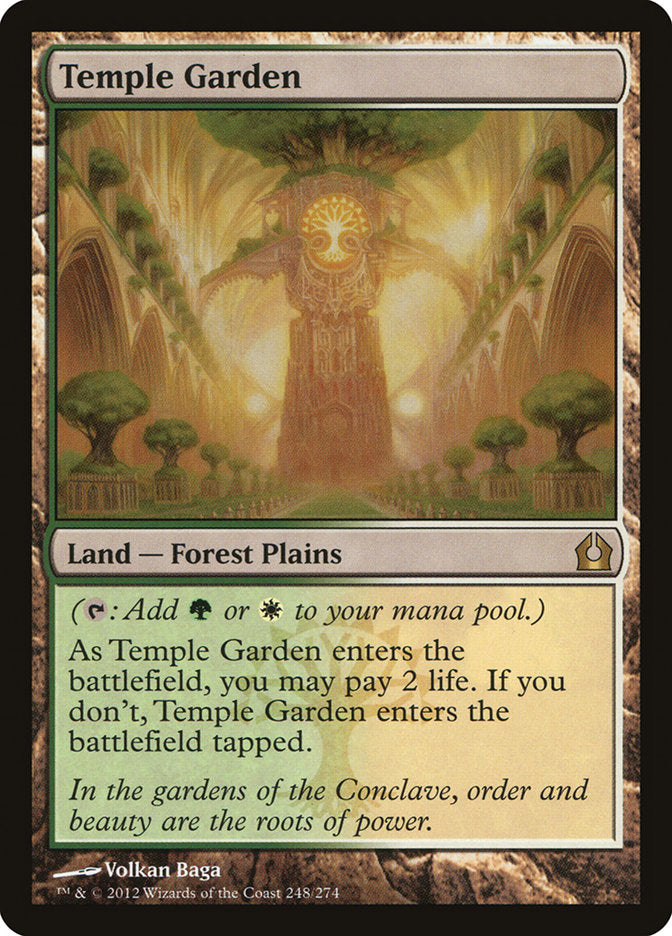 Temple Garden [Return to Ravnica] | Gate City Games LLC