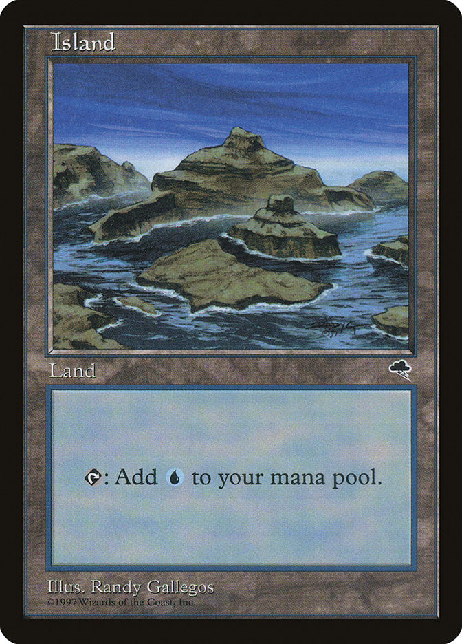 Island (Signature on Right / Blue Sky) [Tempest] | Gate City Games LLC